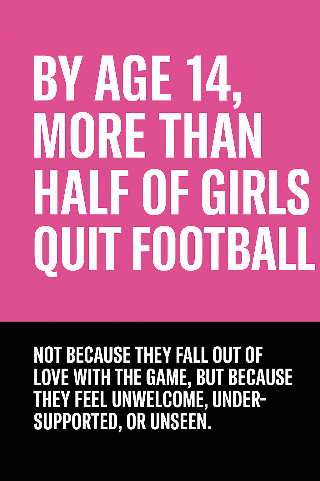 Girls football representation challenges - Champion Her Game advocacy for equality in female athlete kits.