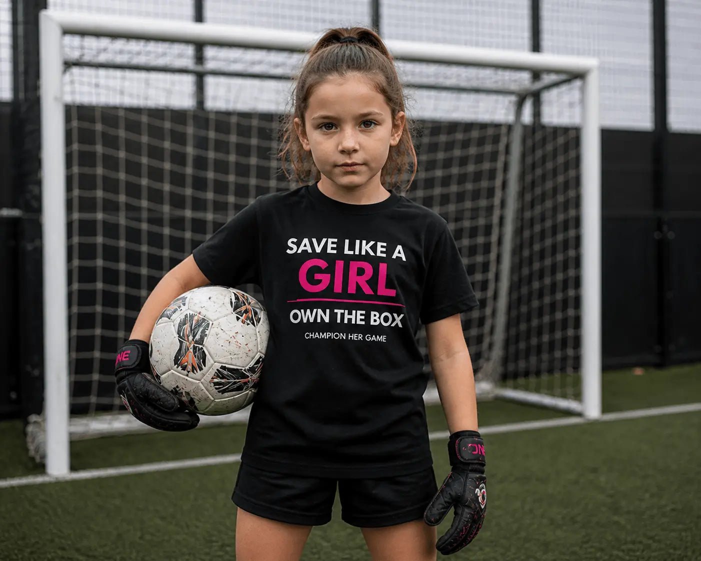 SAVE LIKE A GIRL – Goalkeeper Training Top for Girls - Champion Her Game